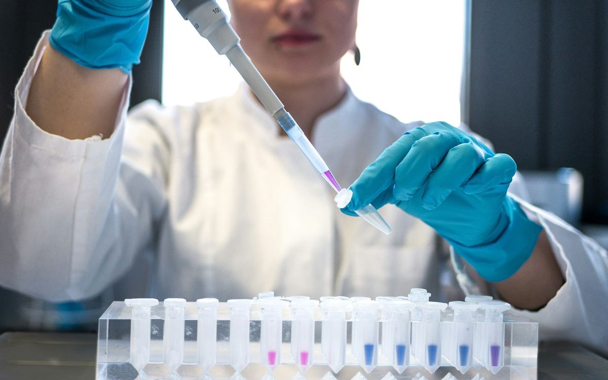 Water analysis in a laboratory